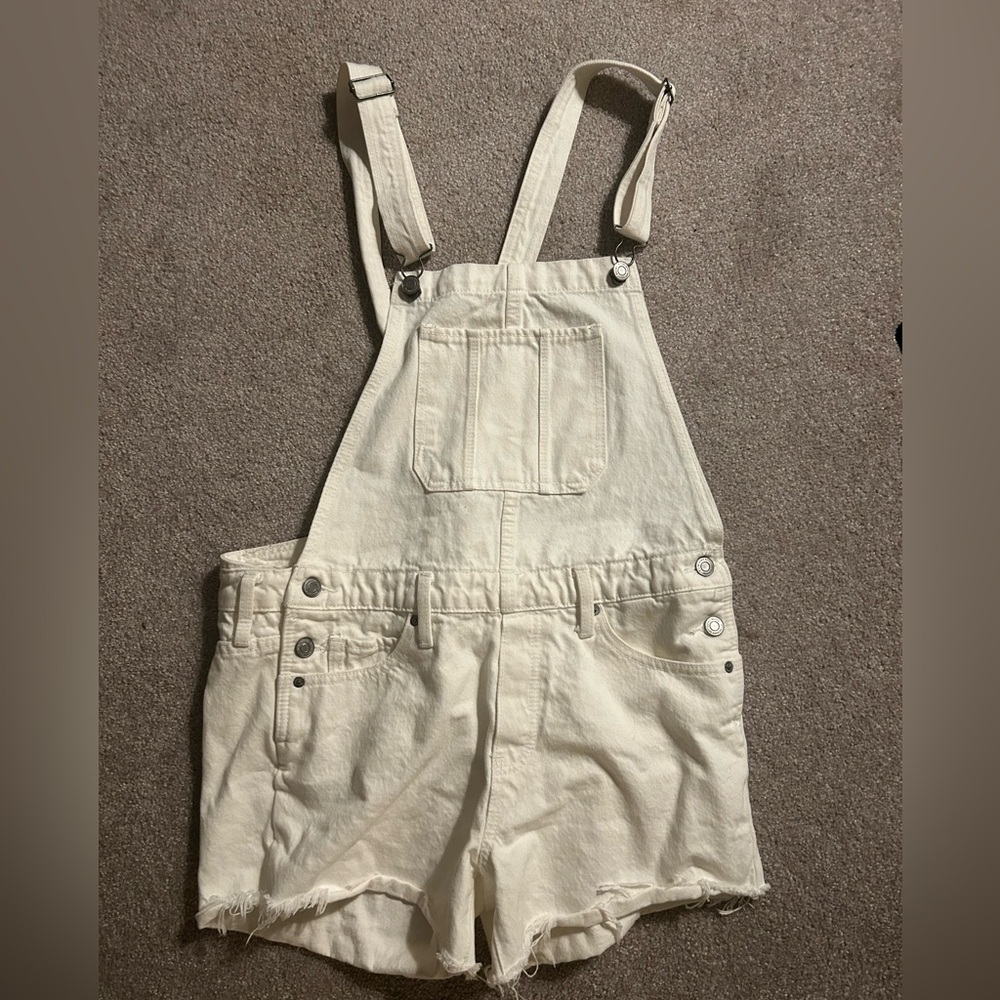 Lucky Brand White short overalls